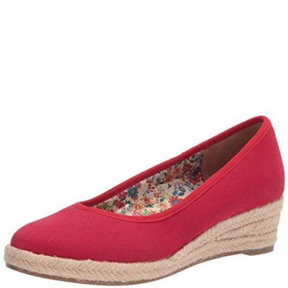 Life Stride Womens Karma Espadrille Slip On Fire Red 8.5 W - Picture 1 of 1
